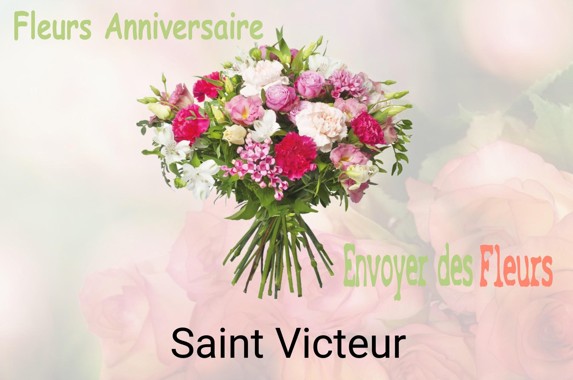 Bouquet de fleurs d’anniversaire livré à Saint-Victeur