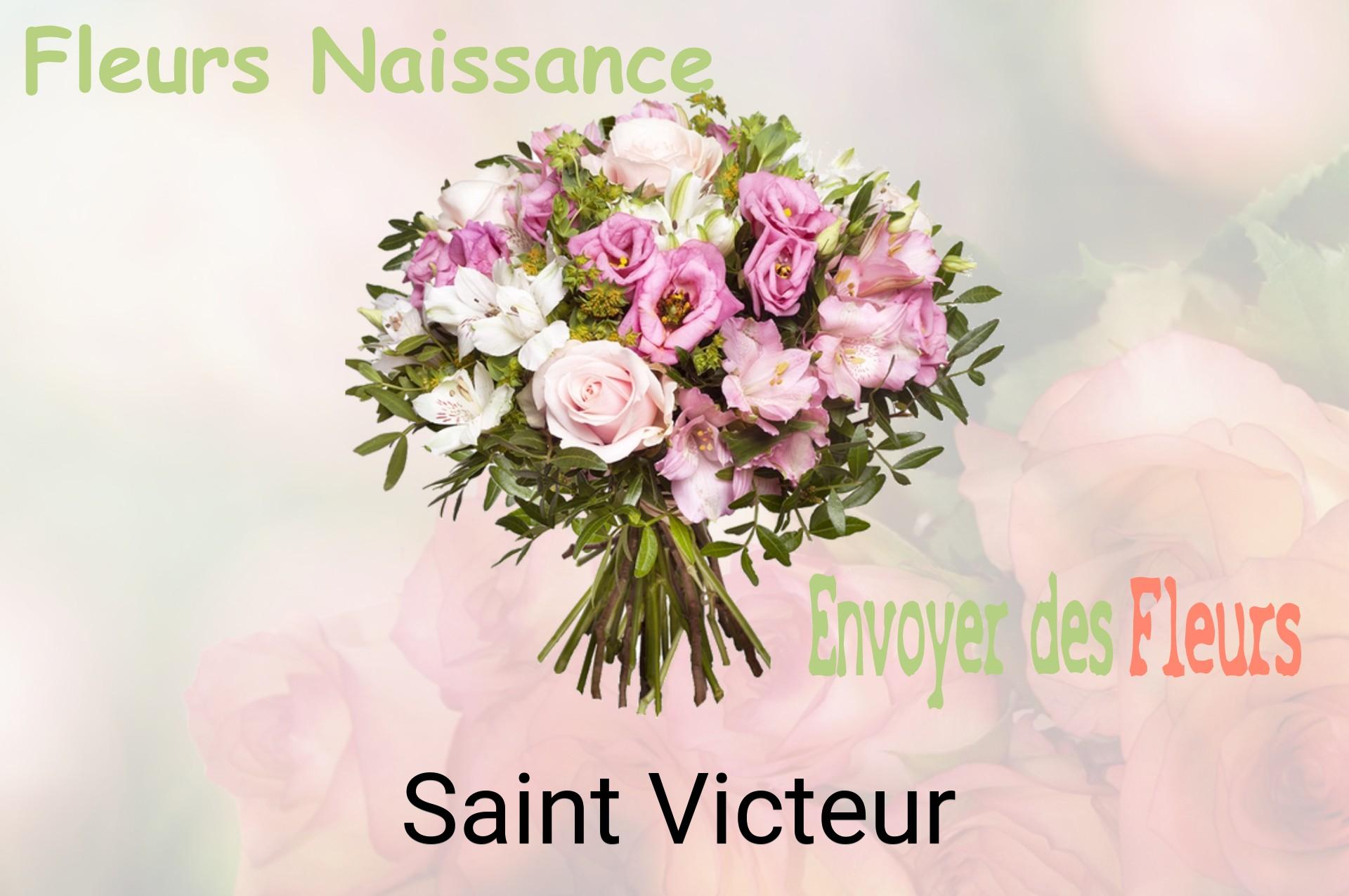 Bouquet de fleurs de naissance livré à Saint-Victeur