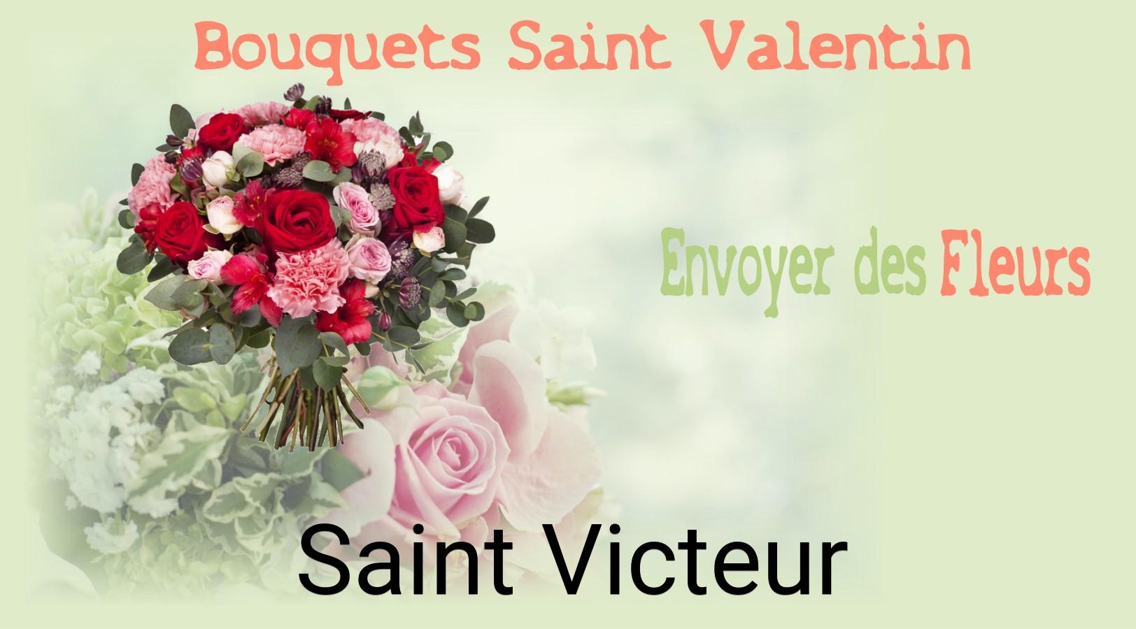Roses de Saint-Valentin livrées à Saint-Victeur